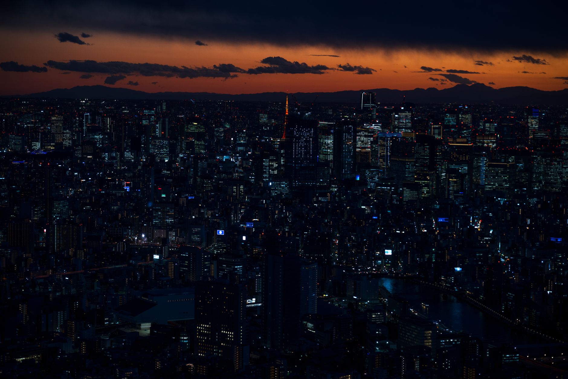 breathtaking tokyo cityscape at twilight